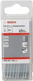 Bosch Professional CYL-9 MultiConstruction Mehrzweckbohrer, 4x40x75mm, 10 Stück
