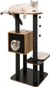 Catit Vesper Design High Base, beige/braun/schwarz