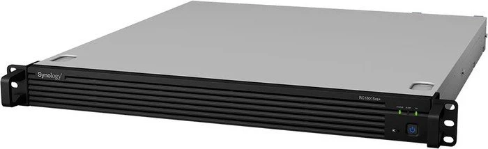 Synology RackStation Cluster RC18015xs+, 8GB RAM, 4x RJ-45 1000Base-T, 1x RJ-45 1000Base-T, 1HE