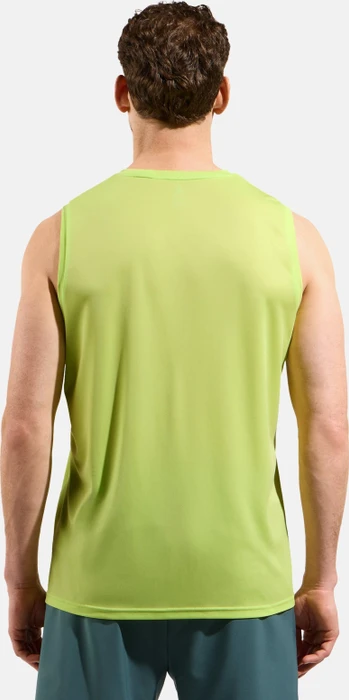 Odlo Essential Running Funktionsshirt ärmellos sharp green (Herren)