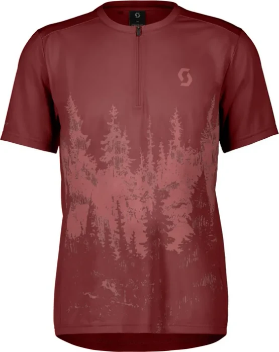 Scott Trail Flow Zip Trikot kurzarm (Herren)