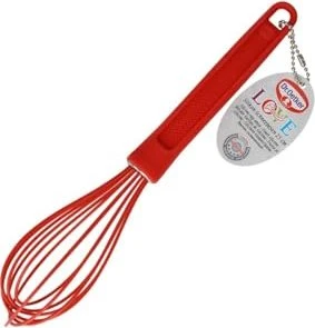 Dr. Oetker Flexxibel Love Silikon Schneebesen rot
