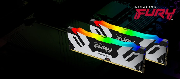 Kingston FURY Renegade RGB schwarz/silber UDIMM 48GB Kit, DDR5-8000, CL38-48-48, 1RX8