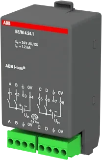 ABB BE/M4.24.1 KNX Binäreingangsmodul 4-fach, 12V/24V