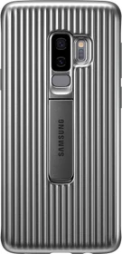 Samsung Protective Standing Cover für Galaxy S9+ silber