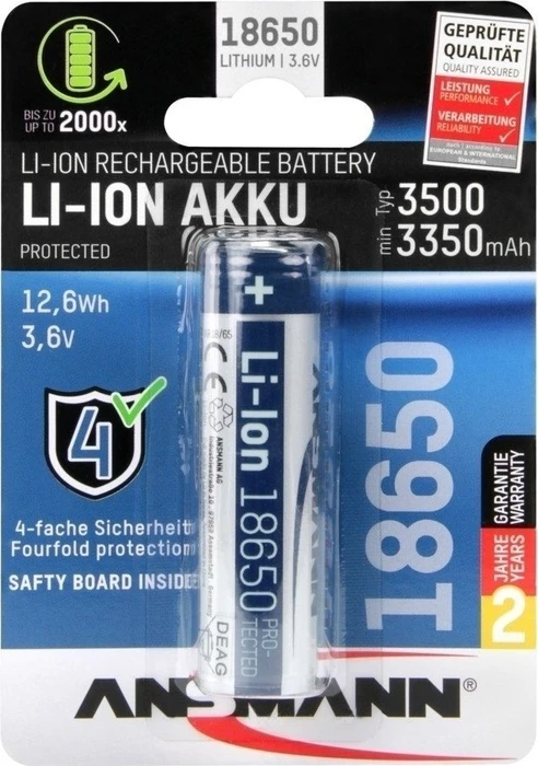 Ansmann Li-Ion 18650 3500mAh