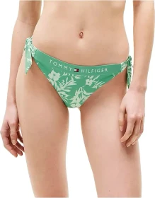 Tommy Hilfiger Original mit Bindebändern Bikini-Hose floral tropic aop/fort green (Damen)