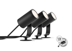Philips Hue White and Color Ambiance Lily Starter-Kit Gartenspot,   3 Stück