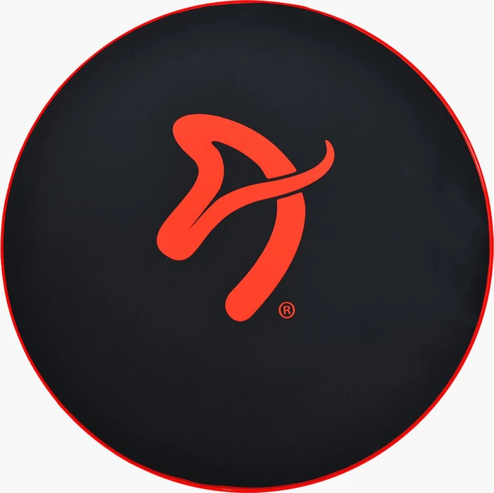 Arozzi Zona Bodenschutzmatte, Black Red, rund, weich
