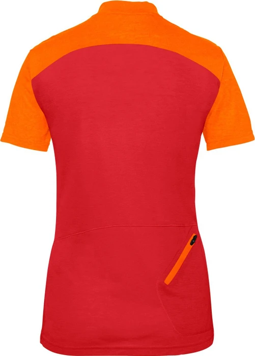 Vaude Tremalzo IV Trikot kurzarm mars red (Damen)