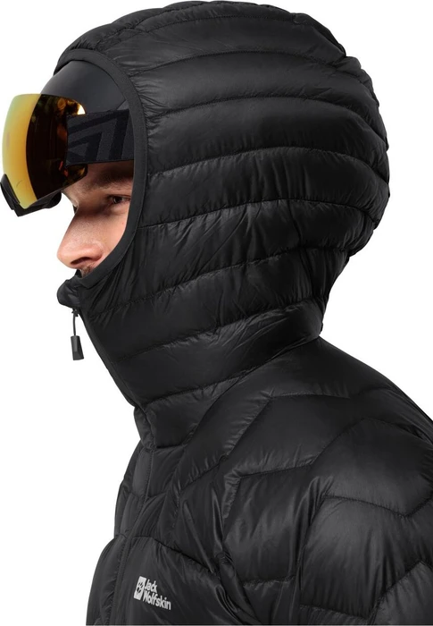 Jack Wolfskin Alpspitze Down Hoody Funktionsjacke schwarz (Herren)