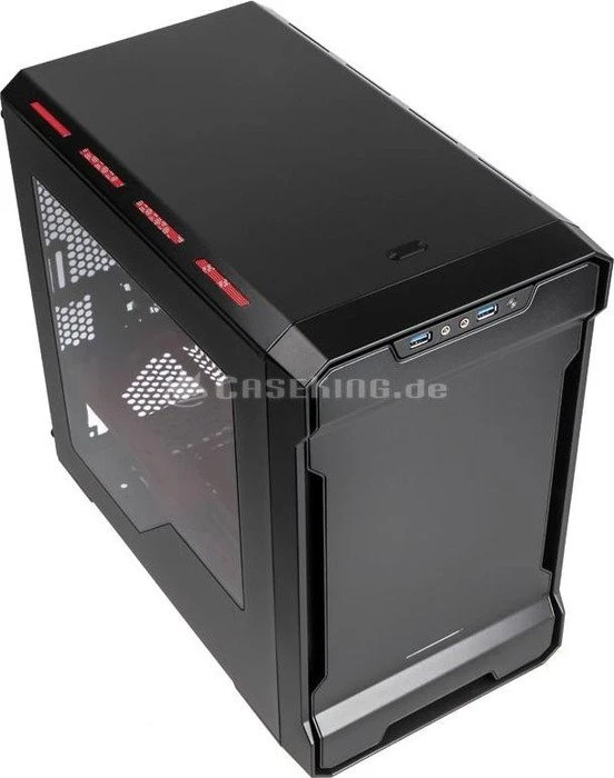 Phanteks Enthoo Evolv ITX rot, Acrylfenster, Mini-ITX