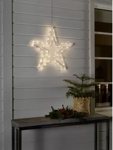 Konstsmide Acryl Motiv Stern 58cm LED 48x warmweiß