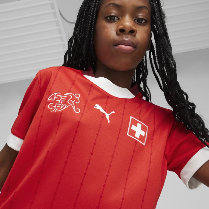 Puma UEFA EURO 2024 Schweiz Heimtrikot (Junior)