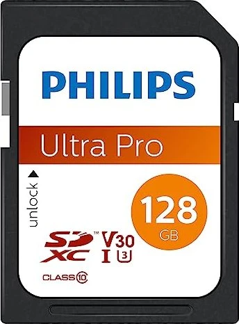 Philips Ultra Pro R100/W80 128GB, UHS-I U3, Class 10