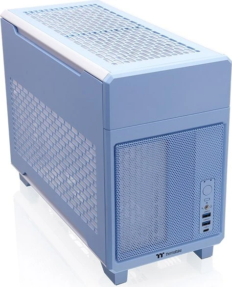 Thermaltake TR100 Hydrangea Blue, blau/weiß, Mini-ITX