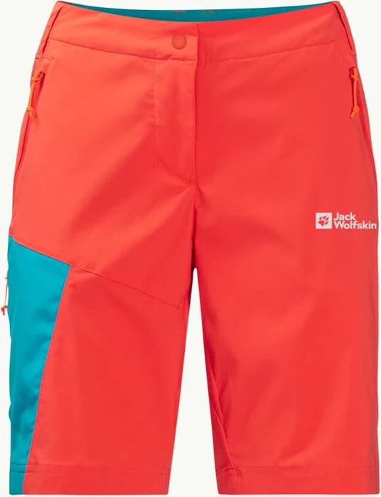 Jack Wolfskin Glastal Shorts Hose kurz tango orange (Damen)