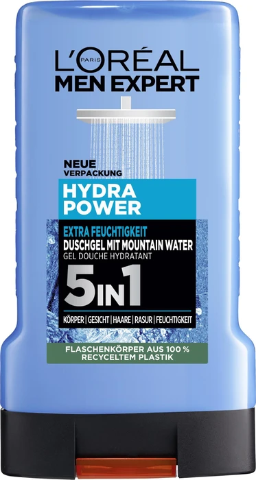 L'Oréal Men Expert Pure Carbon 5in1 Multi Action Duschgel, 250ml