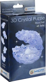 HCM Kinzel Crystal Puzzle Muschel violett