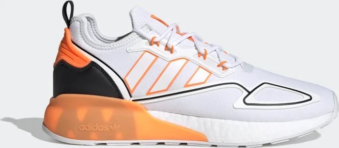 adidas ZX 2K Boost cloud white/signal orange/core black (Herren)