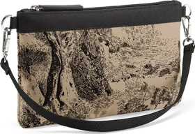 Reisenthel mini pouch Schultertasche jacquard brown