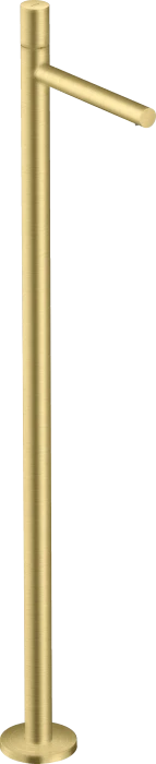 Hansgrohe Axor Uno Waschbeckenarmatur bodenstehend mit Zerogriff ohne Ablaufgarnitur brushed brass