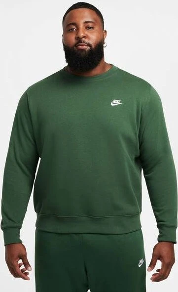 Nike Sportswear Club Fleece Sweatshirt fir/white (Herren)