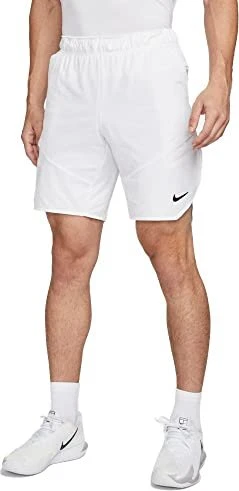 Nike Court Dri-FIT Advantage Hose kurz weiß/schwarz (Herren)