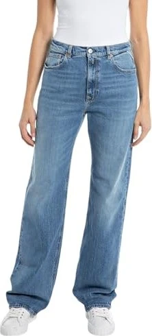 Replay Laelj Wide Leg Fit Jeans medium blue (Damen)