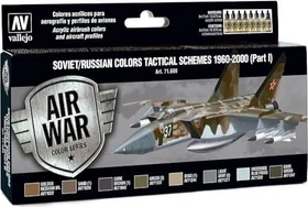 Vallejo Model Air Air War Color Series Soviet/Russian Colors Tactical Schemes 1960-2000 Part 1 Farbset, 8-tlg.