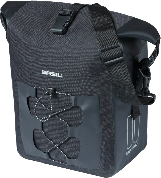 Basil Navigator Waterproof M MIK Hooks Gepäcktasche schwarz