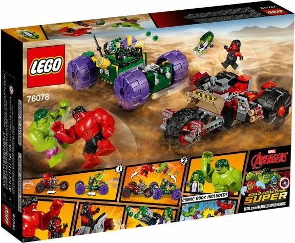 LEGO Marvel Super Heroes Spielset - Hulk gegen Red Hulk