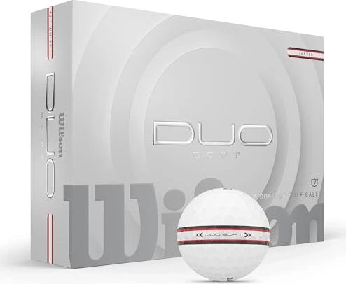 Wilson DUO Soft Golfbälle, 12 Stück