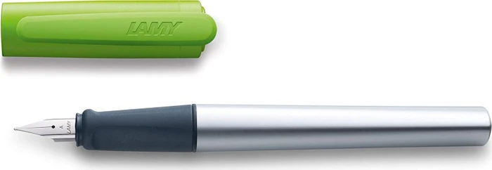 Lamy nexx Aluminium silber/limette, rechte Hand, Anfänger