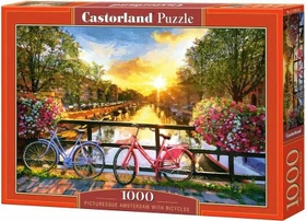 Castorland Picturesque Amsterdam with Bicycles