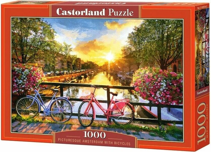 Castorland Picturesque Amsterdam with Bicycles