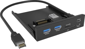RaidSonic Icy Box IB-HUB1419-i3, USB 3.2 20-Pin Key-A [Stecker] (61169)