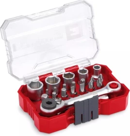 Einhell XS-Case Bitset/Steckschlüsselsatz inkl. Werkzeugbox,  21-tlg.
