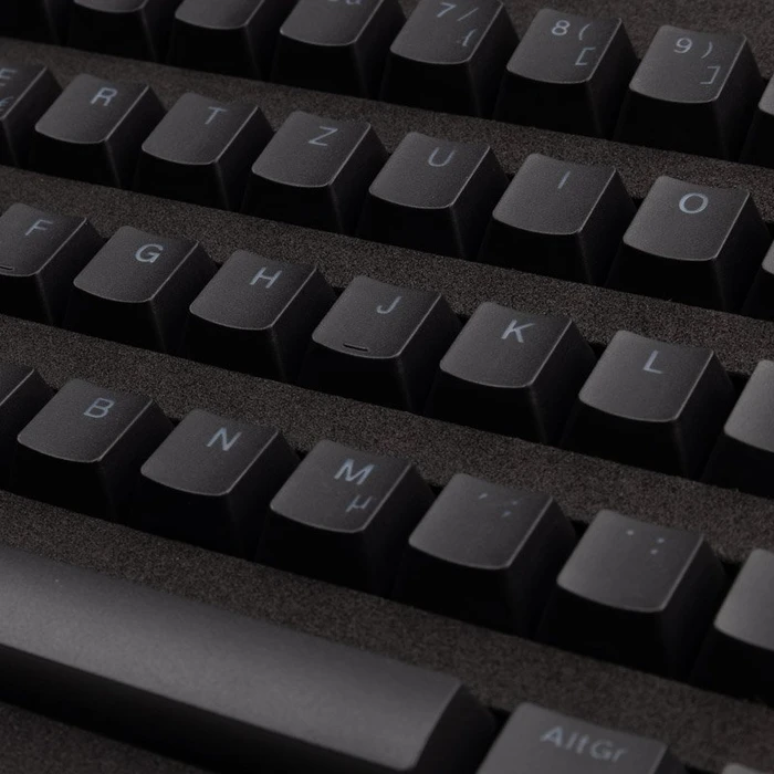 Ducky Keycap Set für Backlight, Kunststoff (PBT) Double-Shot, schwarz, 109 Tasten, ISO-DE