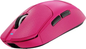 Attack Shark X8 Plus Tri-mode Wireless Gaming Mouse, Berry Red, inkl. Grip Tape, USB/Bluetooth
