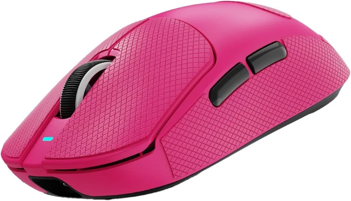 Attack Shark X8 Plus Tri-mode Wireless Gaming Mouse, Berry Red, inkl. Grip Tape, USB/Bluetooth