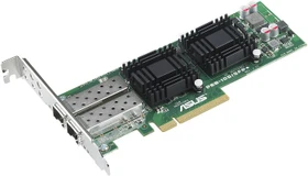 ASUS PEB-10G/SFP PLUS/DUAL, 2x 10GBase SFP+ Direct Attach, PCIe 2.0 x8