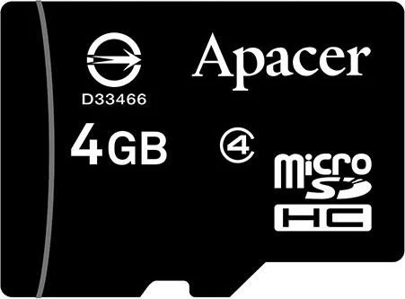 Apacer 4GB Kit, Class 4