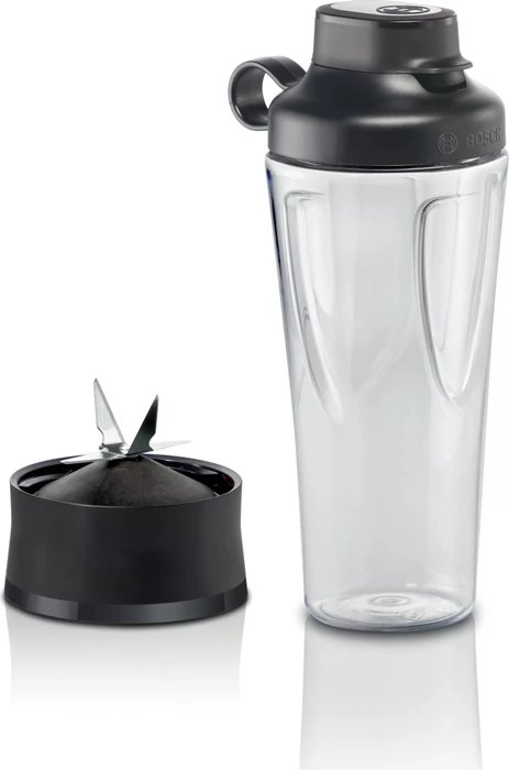 Bosch MMZBTK1B To-go Trinkflasche mit Messerhalter Mixer-Aufsatz