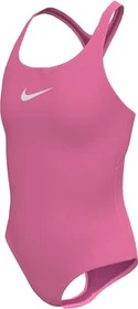 Nike Racerback Badeanzug pink glow/white (Junior)