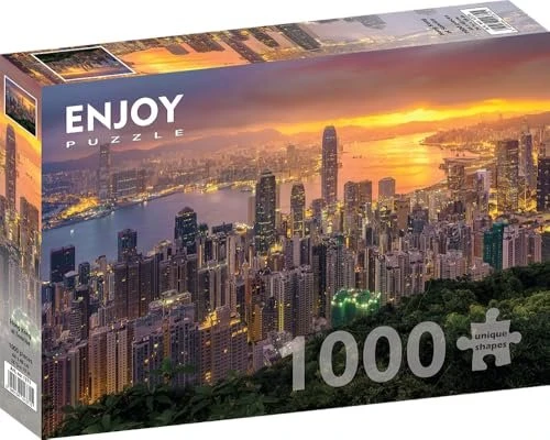 ENJOY Puzzle Hong Kong at Sunrise
