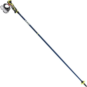 Leki Carbon 14 3D Alpin Skistock blau metallic/neon gelb/weiß (Modell 2021/2022)
