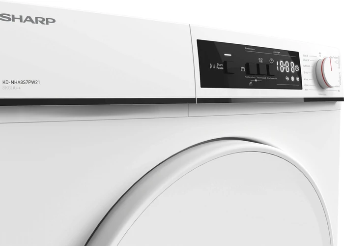 Sharp KD-NHA8S7PW21-DE Wärmepumpentrockner