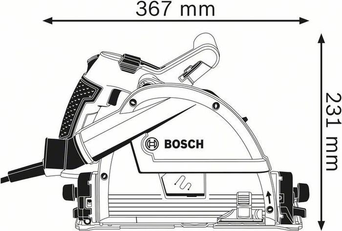 Bosch Professional GKT 55 GCE Elektro-Tauchsäge inkl. L-Boxx + Zubehör