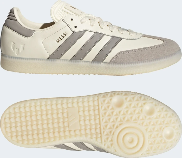adidas Samba Messi cream white/light brown/gold metallic